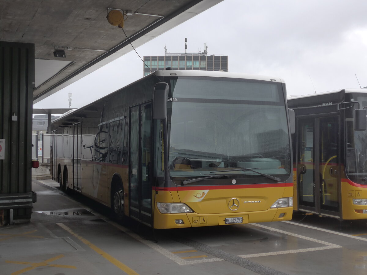 (225'744) - PostAuto Bern - Nr. 5415/BE 489'253 - Mercedes (ex AVA Biel Nr. 5) am 5. Juni 2021 in Bern, Postautostation
