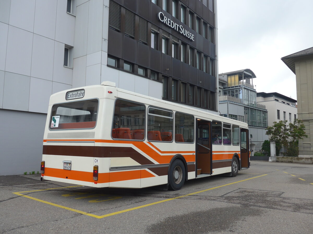 (225'756) - Wegmller, Mnsingen - BE 399'675 - FBW/R&J (ex Bamert, Wollerau) am 6. Juni 2021 beim Bahnhof Burgdorf