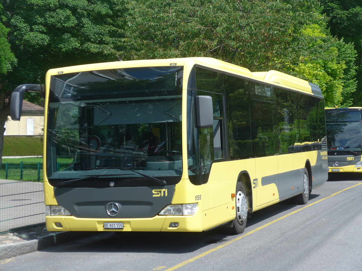 (225'884) - STI Thun - Nr. 155/BE 801'155 - Mercedes am 13. Juni 2021 bei der Schifflndte Thun