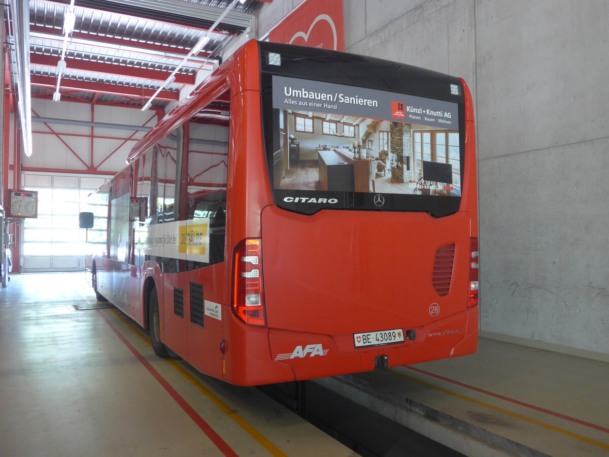 (225'935) - AFA Adelboden - Nr. 28/BE 43'089 - Mercedes am 16. Juni 2021 in Frutigen, Garage