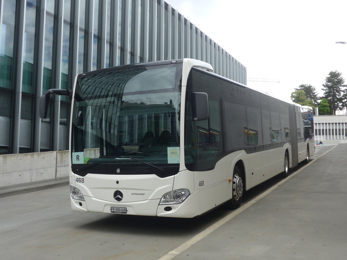 (226'313) - Intertours, Domdidier - Nr. 468/FR 300'468 - Mercedes (ex Nr. 201) am 11. Juli 2021 in Bern, Postautostation