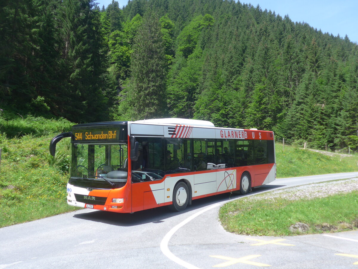 (226'451) - AS Engi - Nr. 7/GL 7707 - MAN am 12. Juli 2021 in Schwanden, Kies