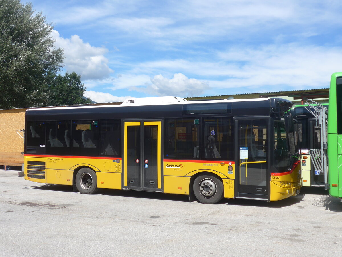 (226'552) - TPC Aigle - Nr. CP20/VD 1174 - Solaris am 17. Juli 2021 in Sion, Iveco