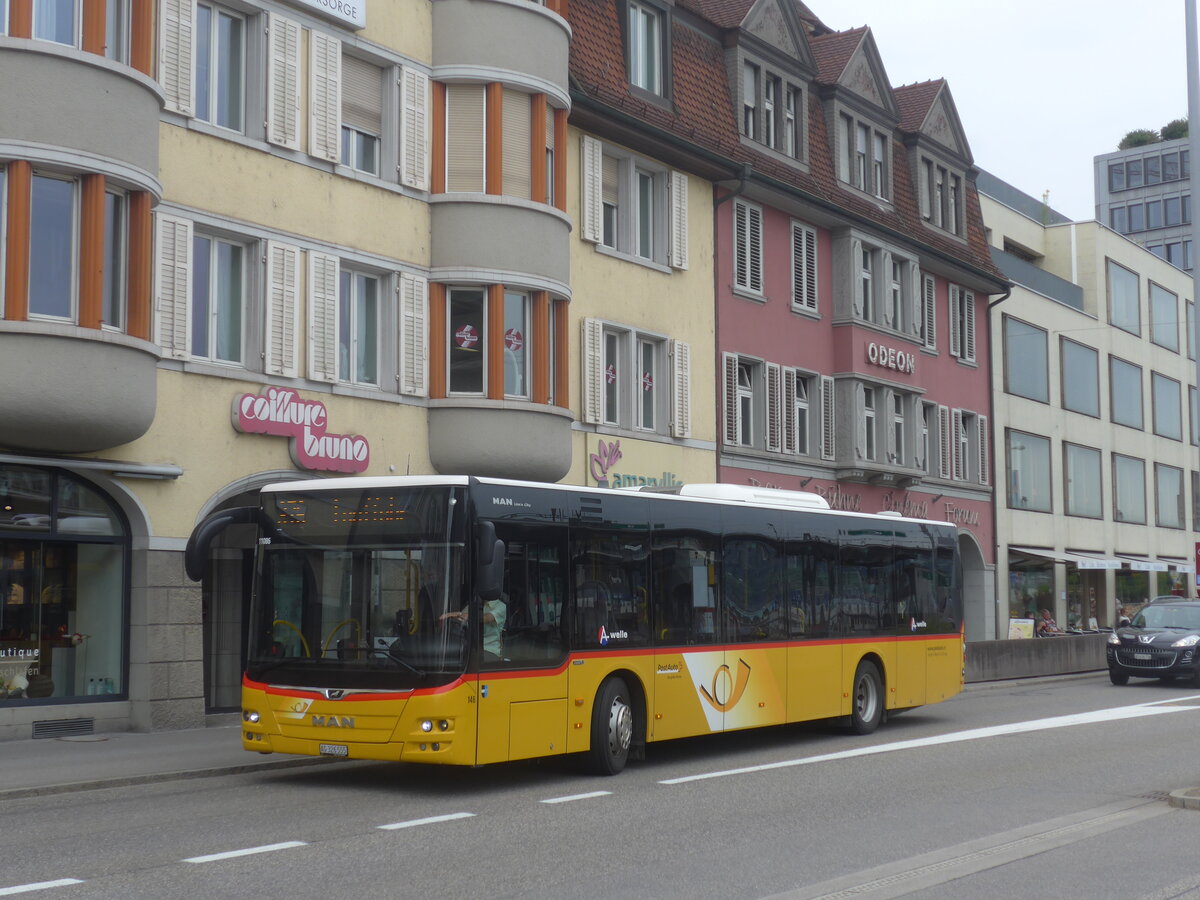 (227'215) - Voegtlin-Meyer, Brugg - Nr. 146/AG 326'555 - MAN am 9. August 2021 beim Bahnhof Brugg