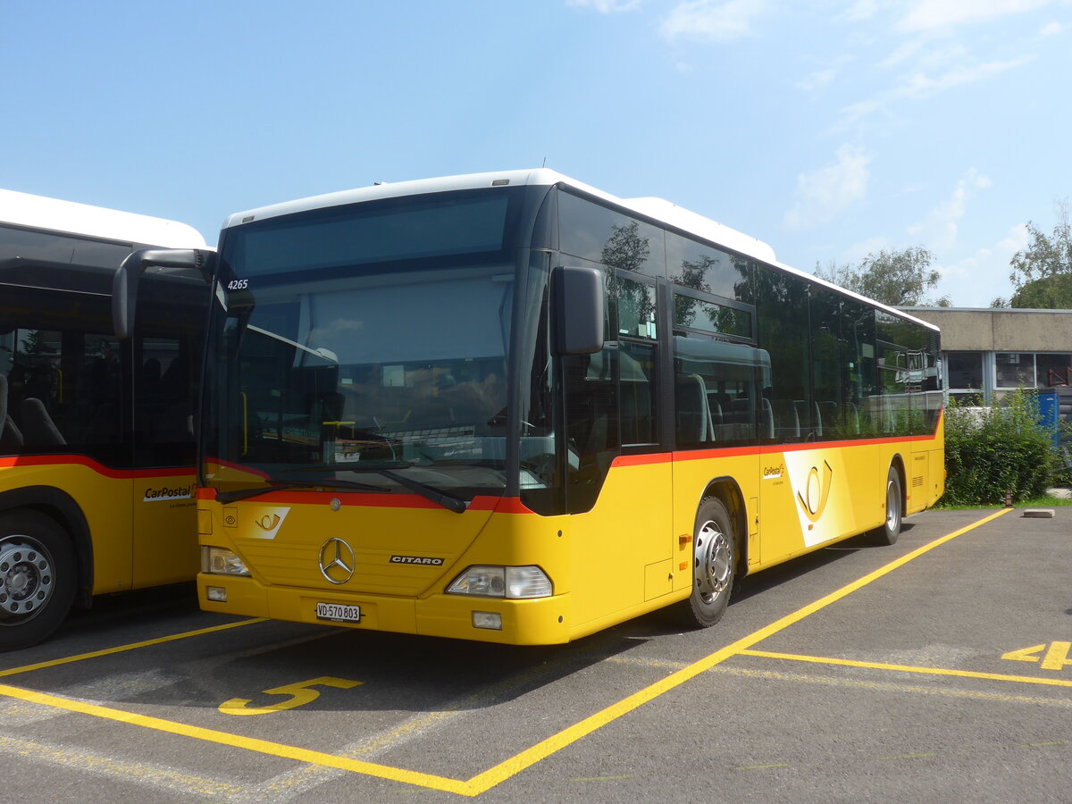 (227'282) - CarPostal Ouest - VD 570'803 - Mercedes (ex SAPJV, L'Isle Nr. 51) am 15. August 2021 in Yverdon, Garage