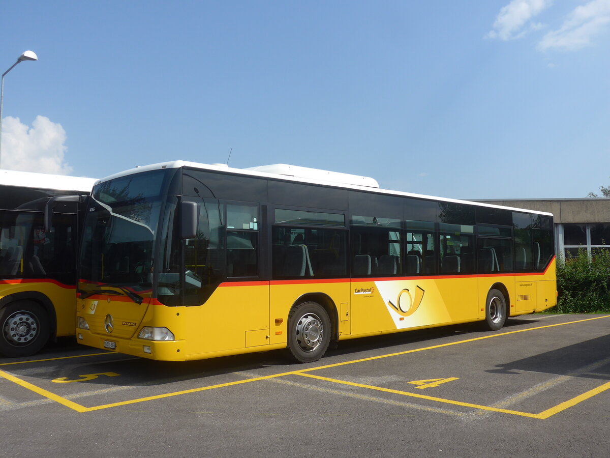 (227'283) - CarPostal Ouest - VD 570'803 - Mercedes (ex SAPJV, L'Isle Nr. 51) am 15. August 2021 in Yverdon, Garage