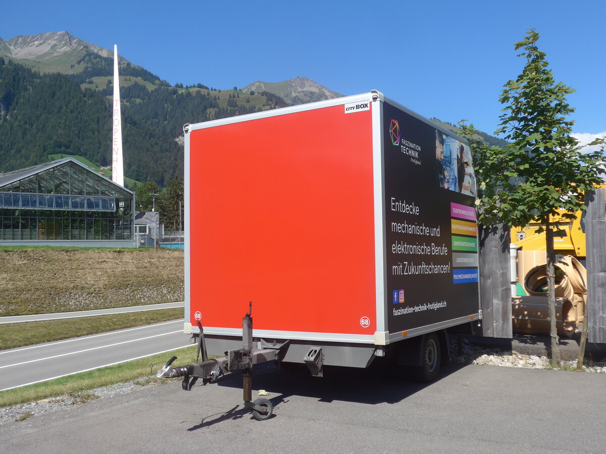 (227'874) - AFA Adelboden - Nr. 68 - Niederhauser Gepckanhnger am 5. September 2021 in Frutigen, Garage