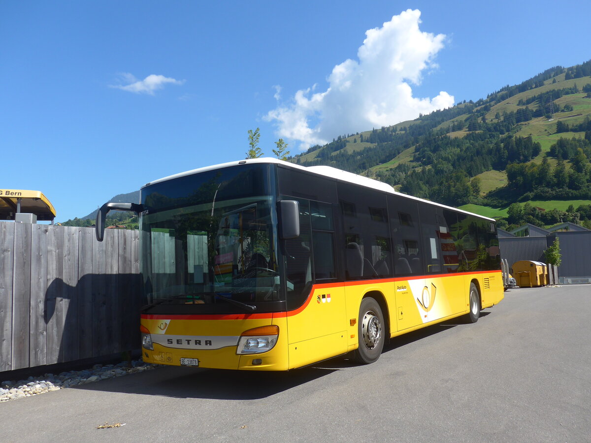 (227'875) - Flck, Brienz - Nr. 0/BE 13'878 - Setra am 5. September 2021 in Frutigen, Garage AFA