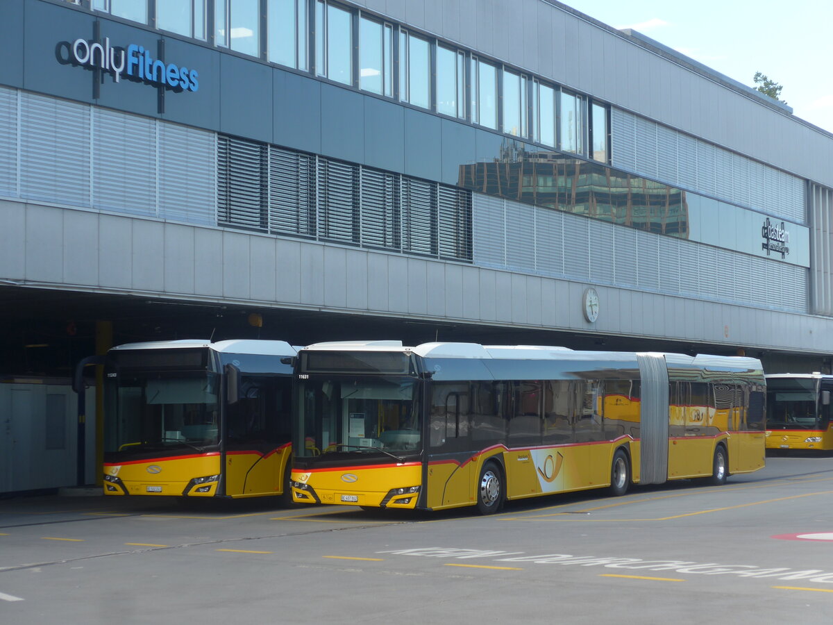 (227'898) - PostAuto Bern - Nr. 11'631/BE 407'862 - Solaris am 5. September 2021 in Bern, Postautostation