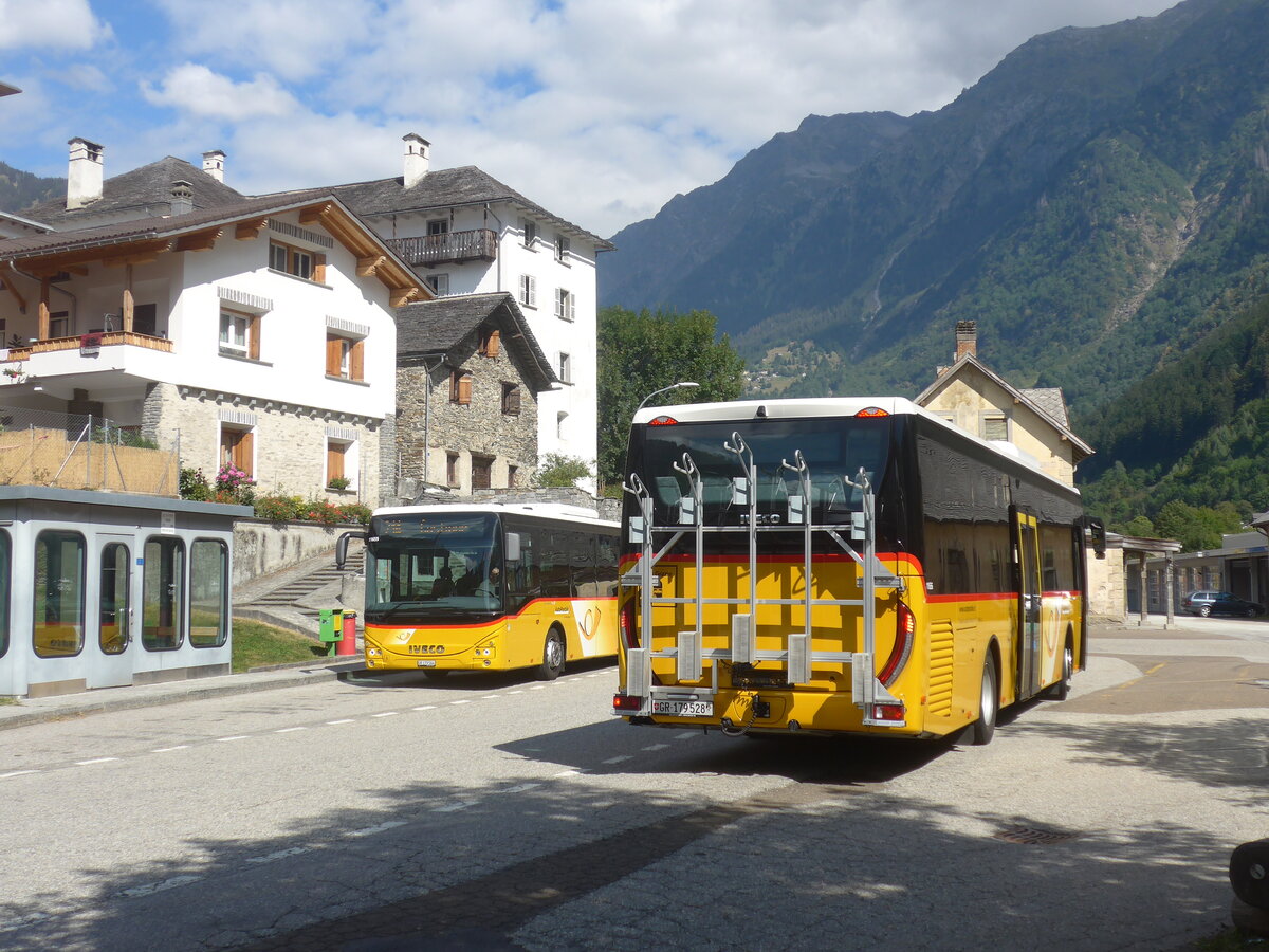 (227'929) - TpM, Mesocco - GR 179'528 - Iveco am 11. September 2021 in Mesocco, Stazione