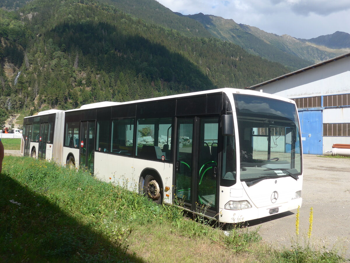 (227'967) - FART Locarno - Nr. 33 - Mercedes (ex SBC Chur Nr. 92; ex ARL Viganello Nr. 23; ex TPL Lugano Nr. 29) am 11. September 2021 in Piotta, Via Industrie