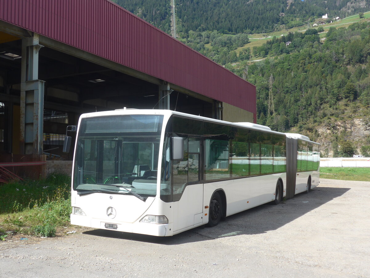 (227'970) - FART Locarno - Nr. 33 - Mercedes (ex SBC Chur Nr. 92; ex ARL Viganello Nr. 23; ex TPL Lugano Nr. 29) am 11. September 2021 in Piotta, Via Industrie