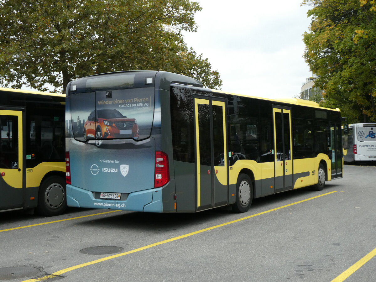 (228'745) - STI Thun - Nr. 404/BE 523'404 - Mercedes am 9. Oktober 2021 bei der Schifflndte Thun