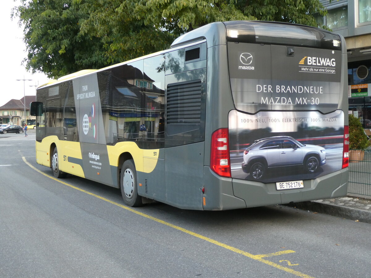 (228'923) - STI Thun - Nr. 176/BE 752'176 - Mercedes am 12. Dezember 2021 bei der Schifflndte Thun