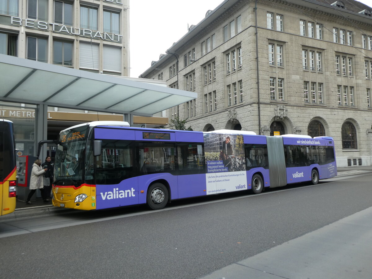 (229'034) - Eurobus, Arbon - Nr. 16/TG 5826 - Mercedes am 13. Oktober 2021 beim Bahnhof St. Gallen