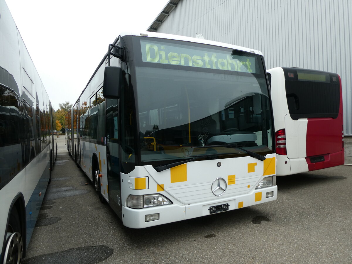 (229'323) - SB Schaffhausen - Nr. 15 - Mercedes (ex Nr. 1) am 16. Oktober 2021 in Winterthur, EvoBus