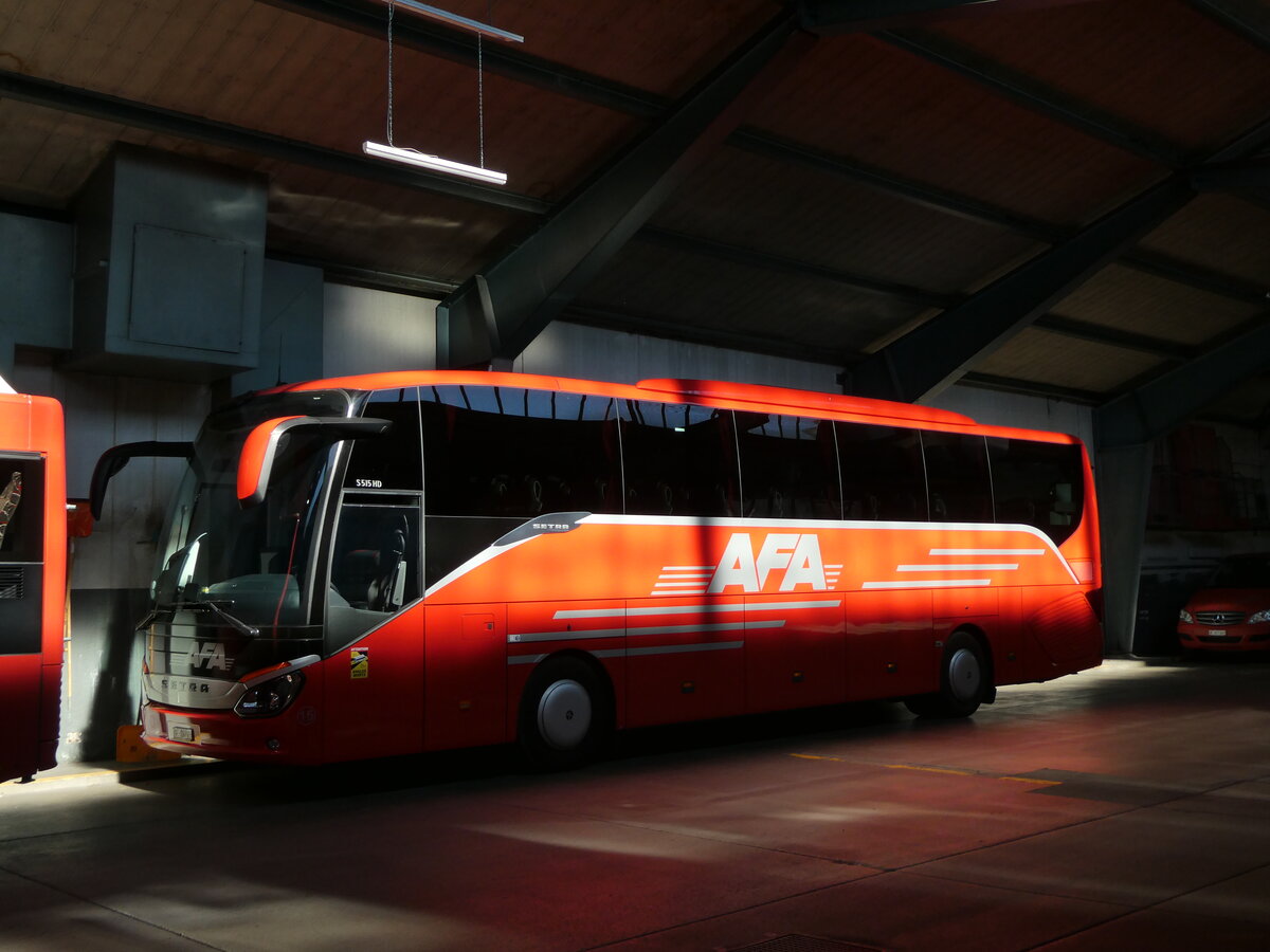 (229'402) - AFA Adelboden - Nr. 15/BE 26'702 - Setra am 18. Oktober 2021 in Adelboden, Busstation