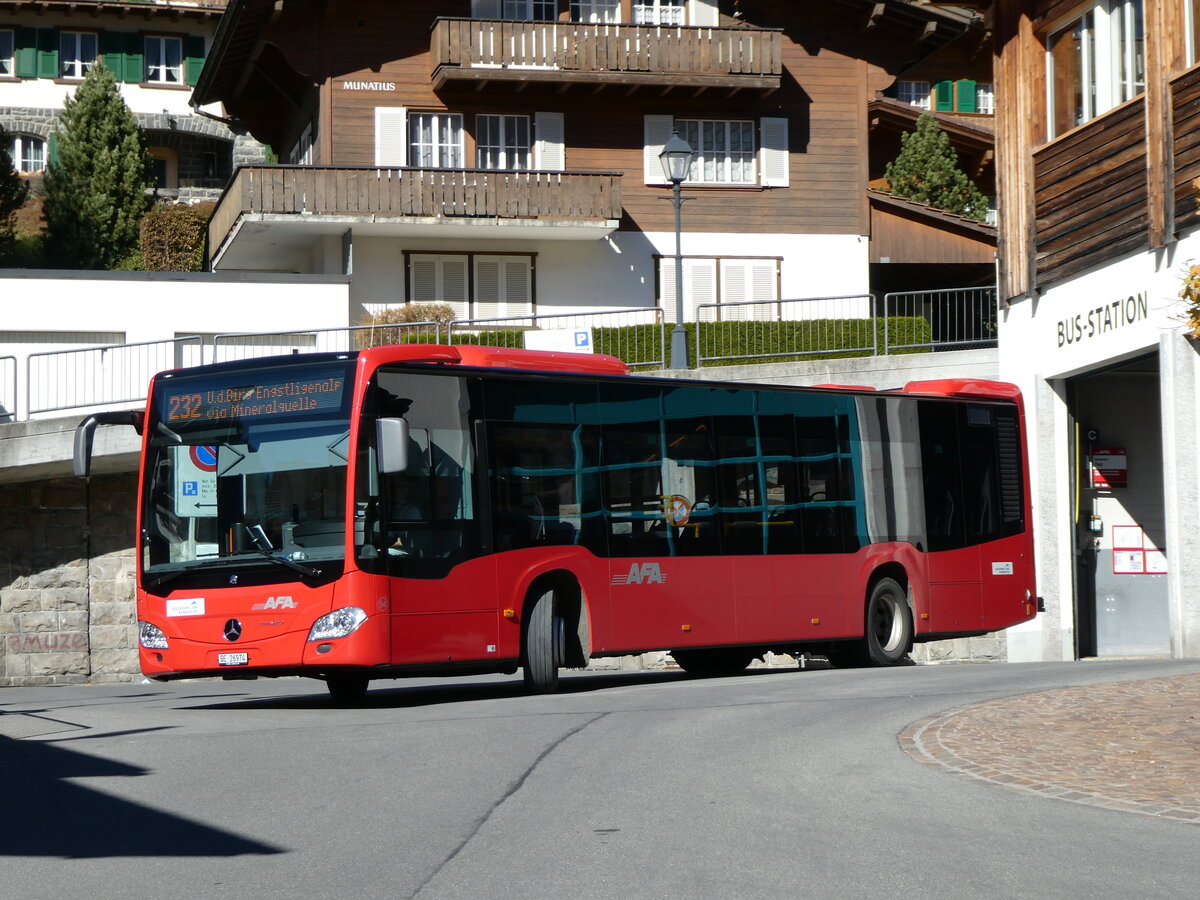 (229'409) - AFA Adelboden - Nr. 94/BE 26'974 - Mercedes am 18. Oktober 2021 in Adelboden, Busstation