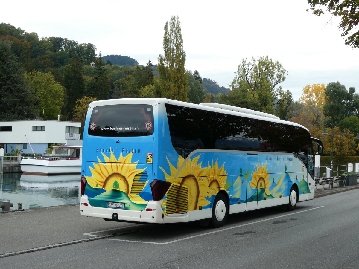 (229'438) - Bhrer, Hirzel - ZH 66'137 - Setra am 19. Oktober 2021 bei der Schifflndte Thun