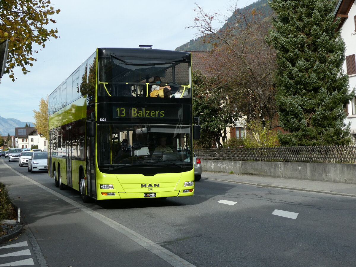 (229'537) - PLA Vaduz - Nr. 84/FL 39'884 - MAN am 20. Oktober 2021 in Triesen, Post