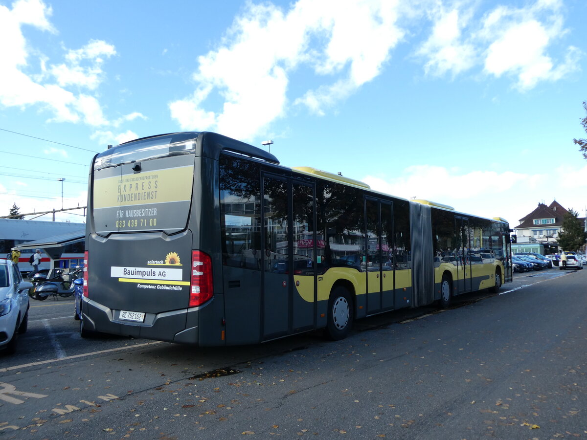 (229'549) - STI Thun - Nr. 162/BE 752'162 - Mercedes am 21. Oktober 2021 in Thun, CarTerminal