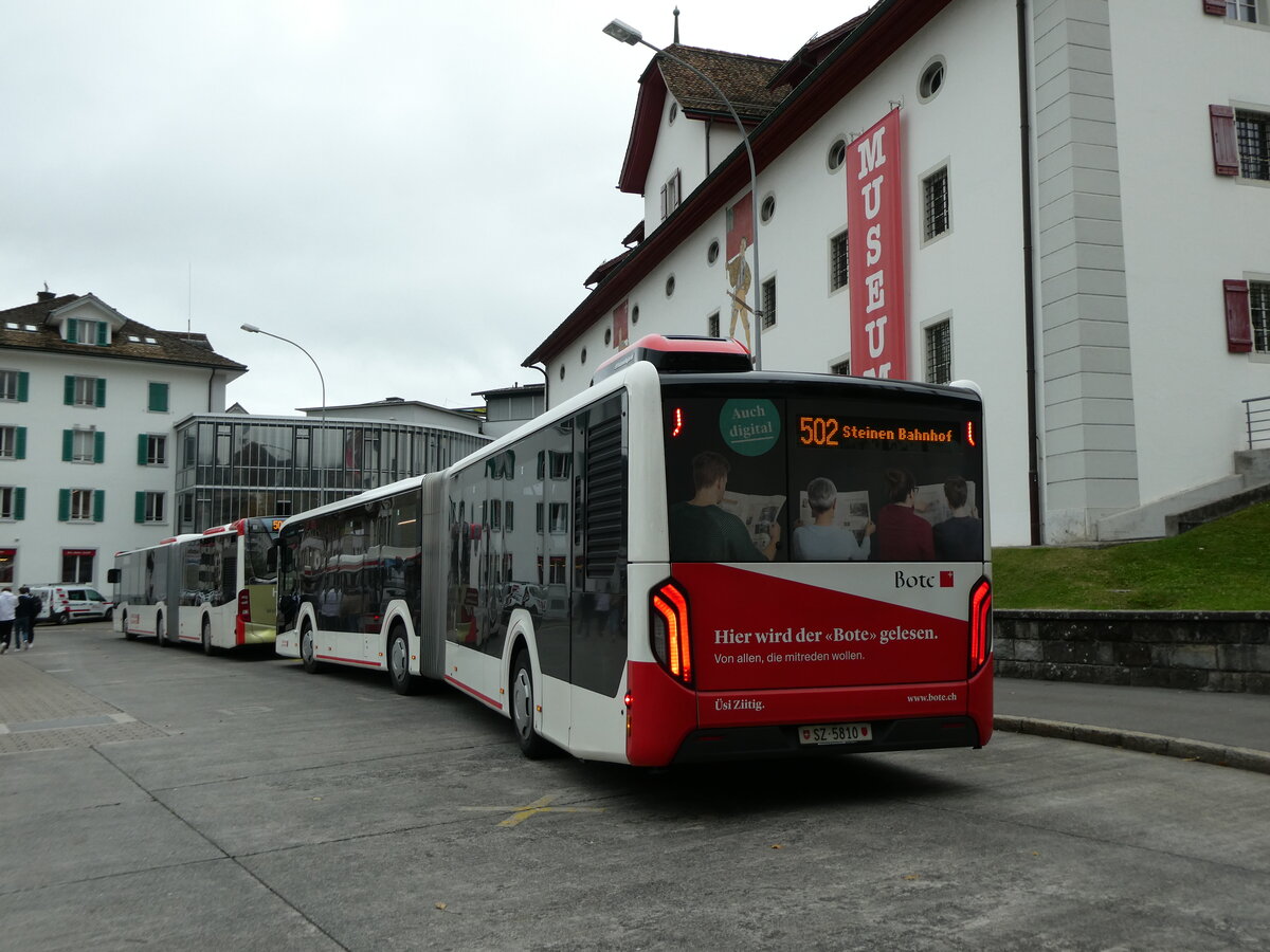 (229'661) - AAGS Schwyz - Nr. 10/SZ 5810 - MAN am 22. Oktober 2021 in Schwyz, Zentrum