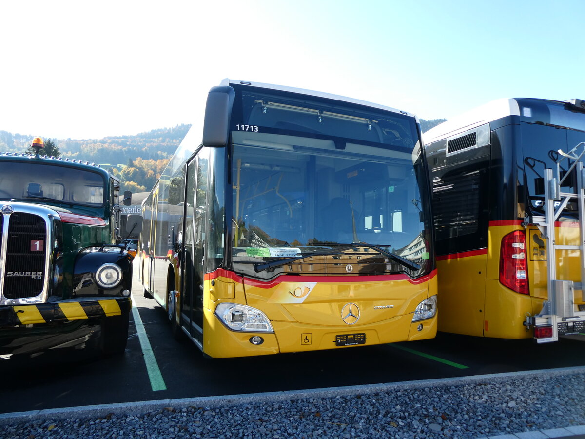 (229'746) - PostAuto Nordschweiz - PID 11'713 - Mercedes am 23. Oktober 2021 in Nesslau, Altherr