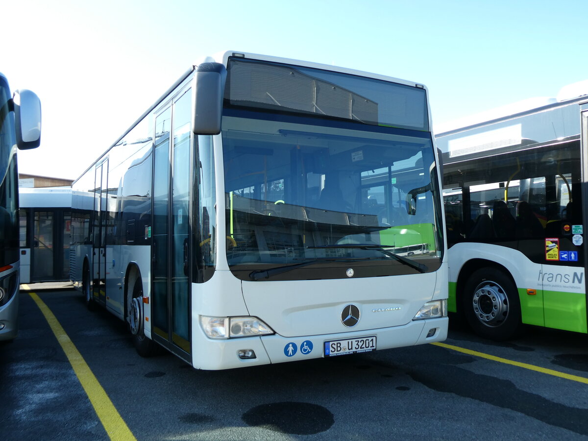 (229'818) - Aus Deutschland: Harzbus, Saarbrcken - SB-U 3201 - Mercedes (ex DRB Ingoldstadt) am 24. Oktober 2021 in Kerzers, Interbus