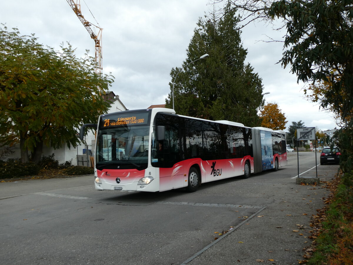 (230'167) - BGU Grenchen - Nr. 8/SO 21'958 - Mercedes am 8. November 2021 beim Bahnhof Grenchen Sd