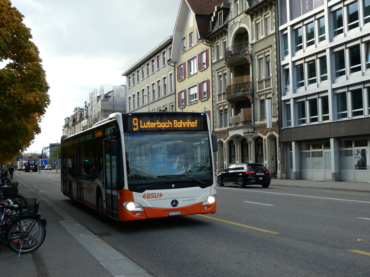 (230'189) - BSU Solothurn - Nr. 97/SO 172'097 - Mercedes am 8. November 2021 beim Hauptbahnhof Solothurn