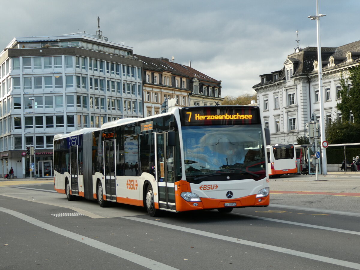 (230'199) - BSU Solothurn - Nr. 52/SO 155'952 - Mercedes am 8. November 2021 beim Hauptbahnhof Solothurn