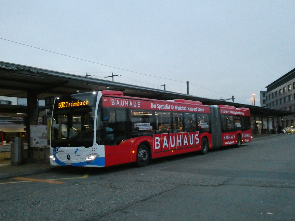 (230'299) - BOGG Wangen b.O. - Nr. 221/SO 120'657 - Mercedes am 10. November 2021 beim Bahnhof Olten