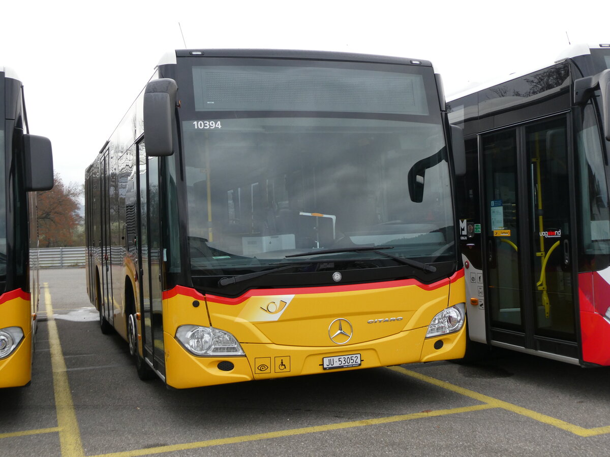 (230'612) - CarPotal Ouest - JU 53'052 - Mercedes (ex Nr. 7) am 13. November 2021 in Develier, Parkplatz