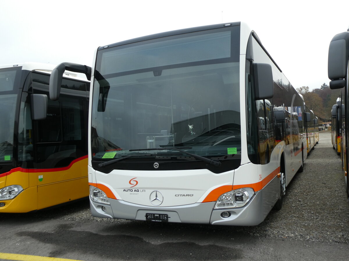 (230'798) - AAGU Altdorf - Nr. 24 - Mercedes am 21. November 2021 in Winterthur, EvoBus