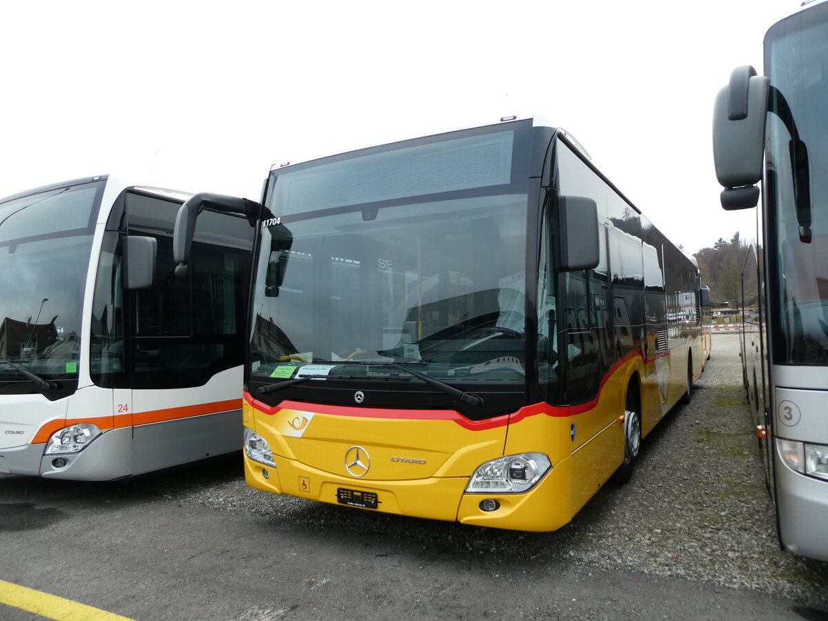 (230'801) - Geissmann, Hgglingen - PID 11'704 - Mercedes am 21. November 2021 in Winterthur, EvoBus