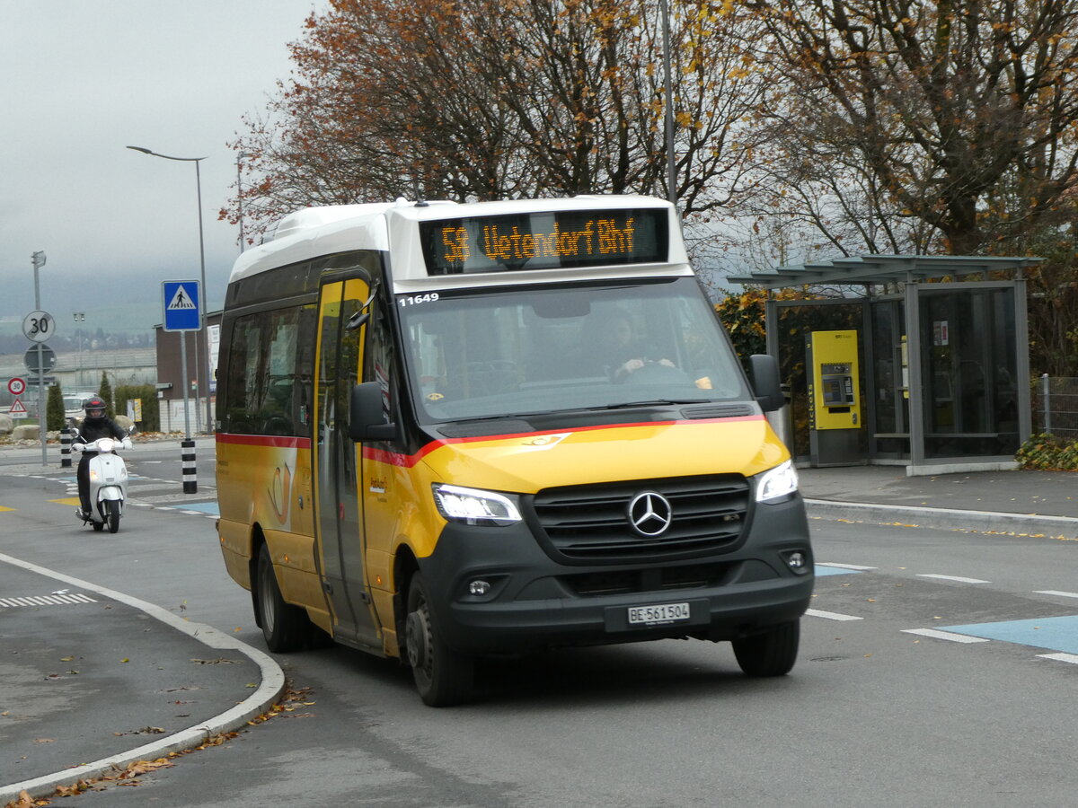 (230'901) - Ldi, Uetendorf - BE 561'504 - Mercedes am 22. November 2021 in Thun-Lerchenfeld, Waldeck