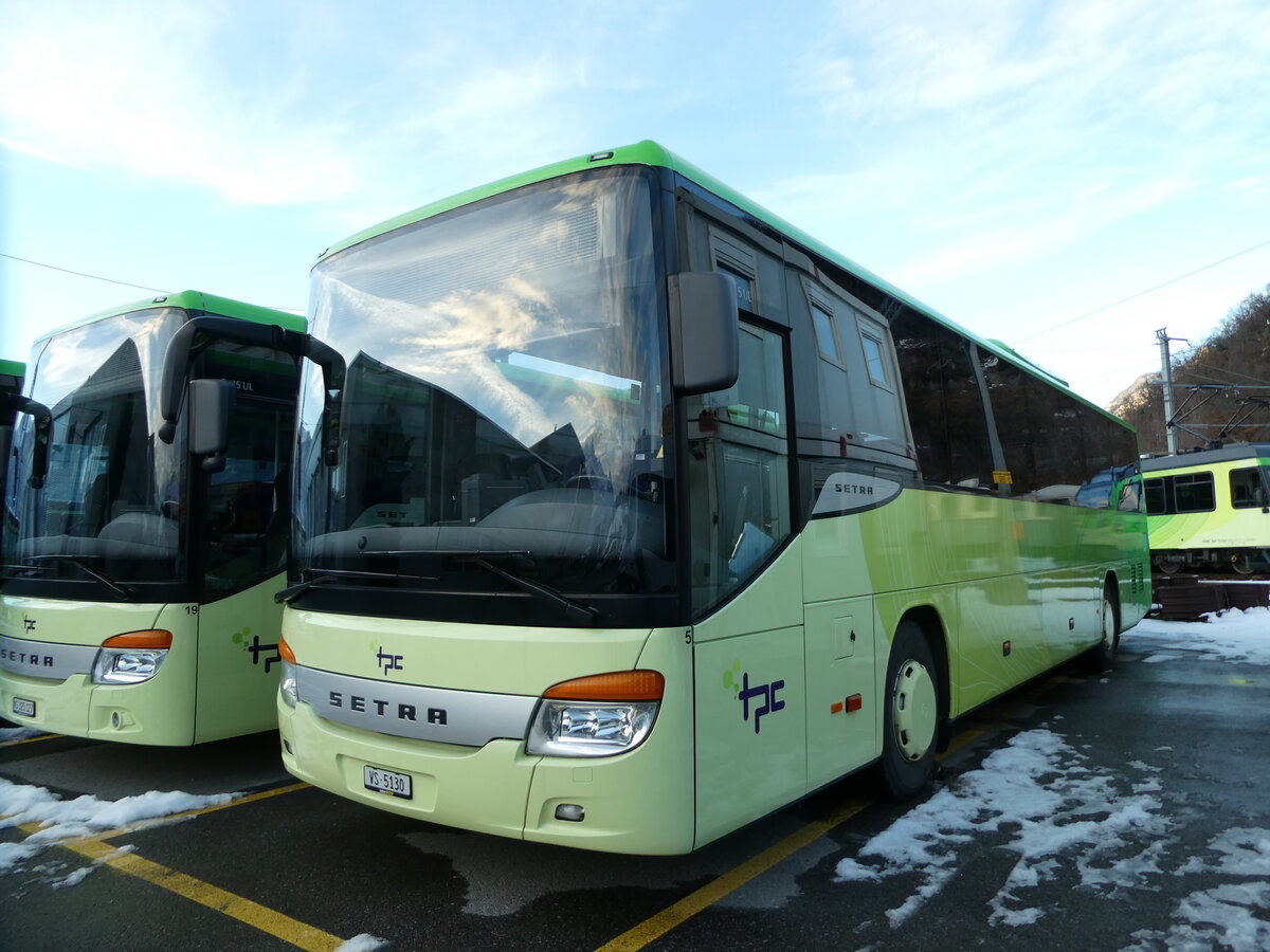 (231'181) - TPC Aigle - Nr. 5/VS 5130 - Setra am 12. Dezember 2021 in Aigle, Dpt