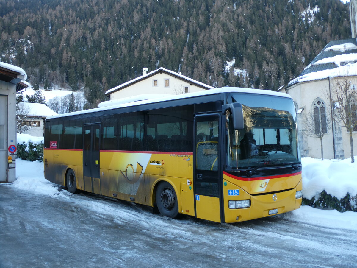 (231'481) - TMR Martigny - Nr. 128/VS 113'534 - Irisbus am 18. Dezember 2021 in Le Chble, Garage