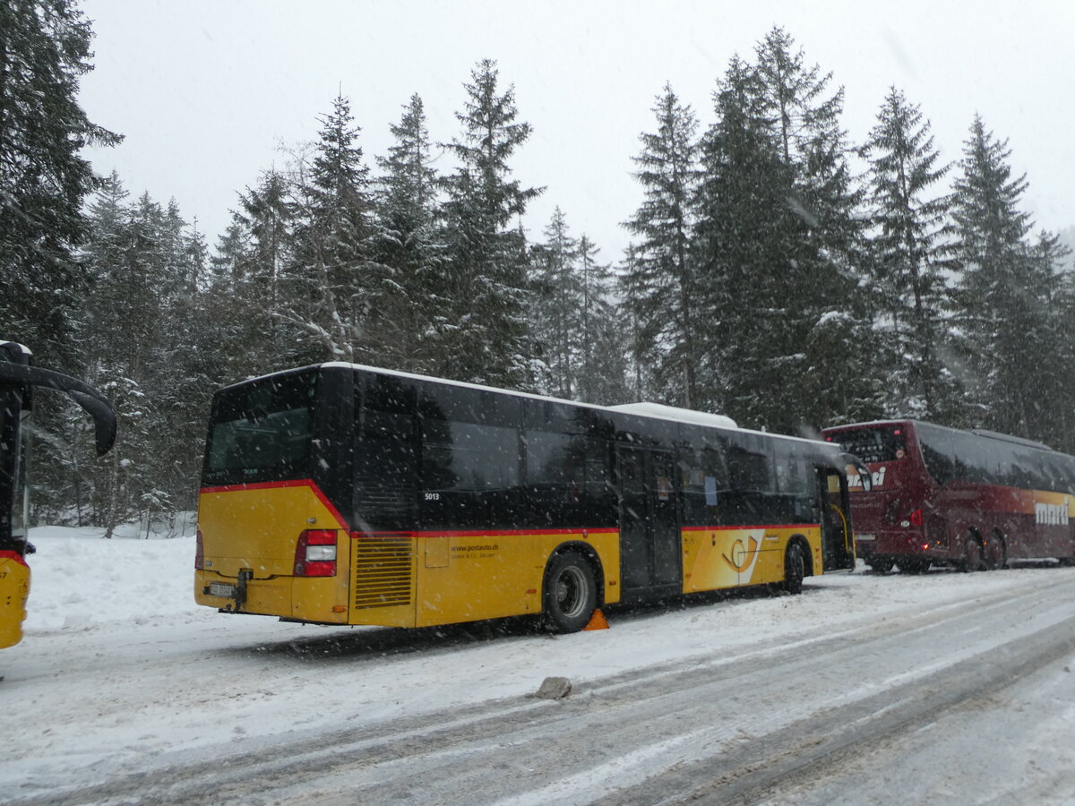 (231'900) - Steiner, Messen - SO 20'140 - MAN am 9. Januar 2022 in Adelboden, Unter dem Birg