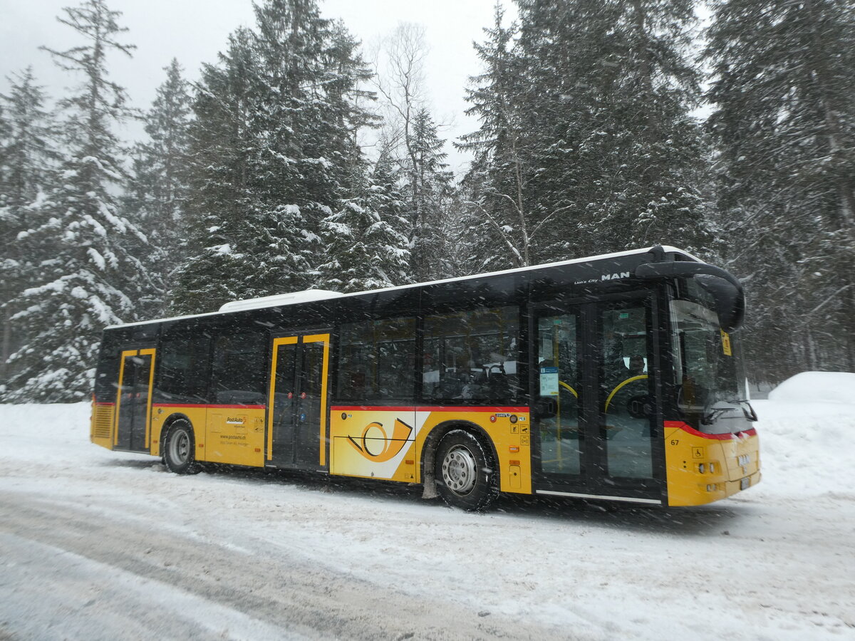 (231'902) - Wyss, Boningen - Nr. 67/SO 20'476 - MAN am 9. Januar 2022 in Adelboden, Unter dem Birg