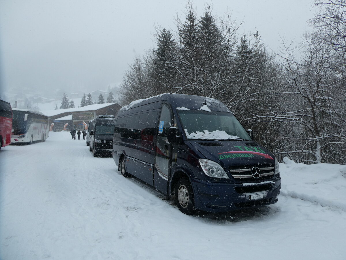 (231'919) - Zurbriggen, Saas-Almagell - VS 505 - Mercedes am 9. Januar 2022 in Adelboden, ASB