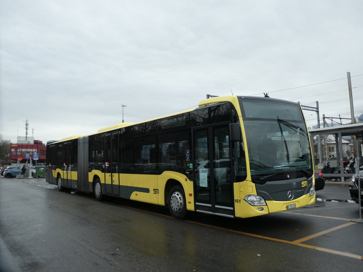 (232'160) - STI Thun - Nr. 161/BE 752'161 - Mercedes am 20. Januar 2022 in Thun, CarTerminal