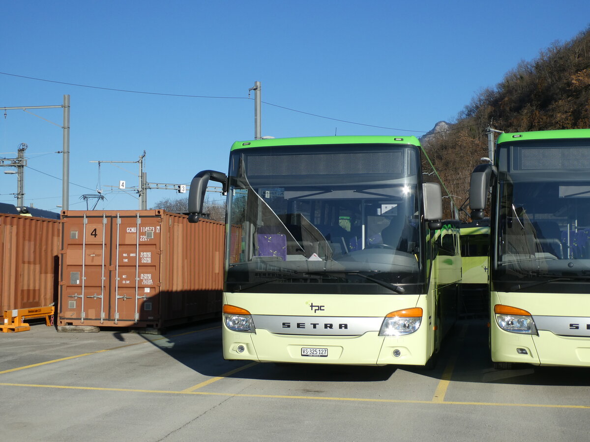 (232'339) - TPC Aigle - Nr. 19/VS 325'127 - Setra am 23. Januar 2022 in Aigle, Dpt