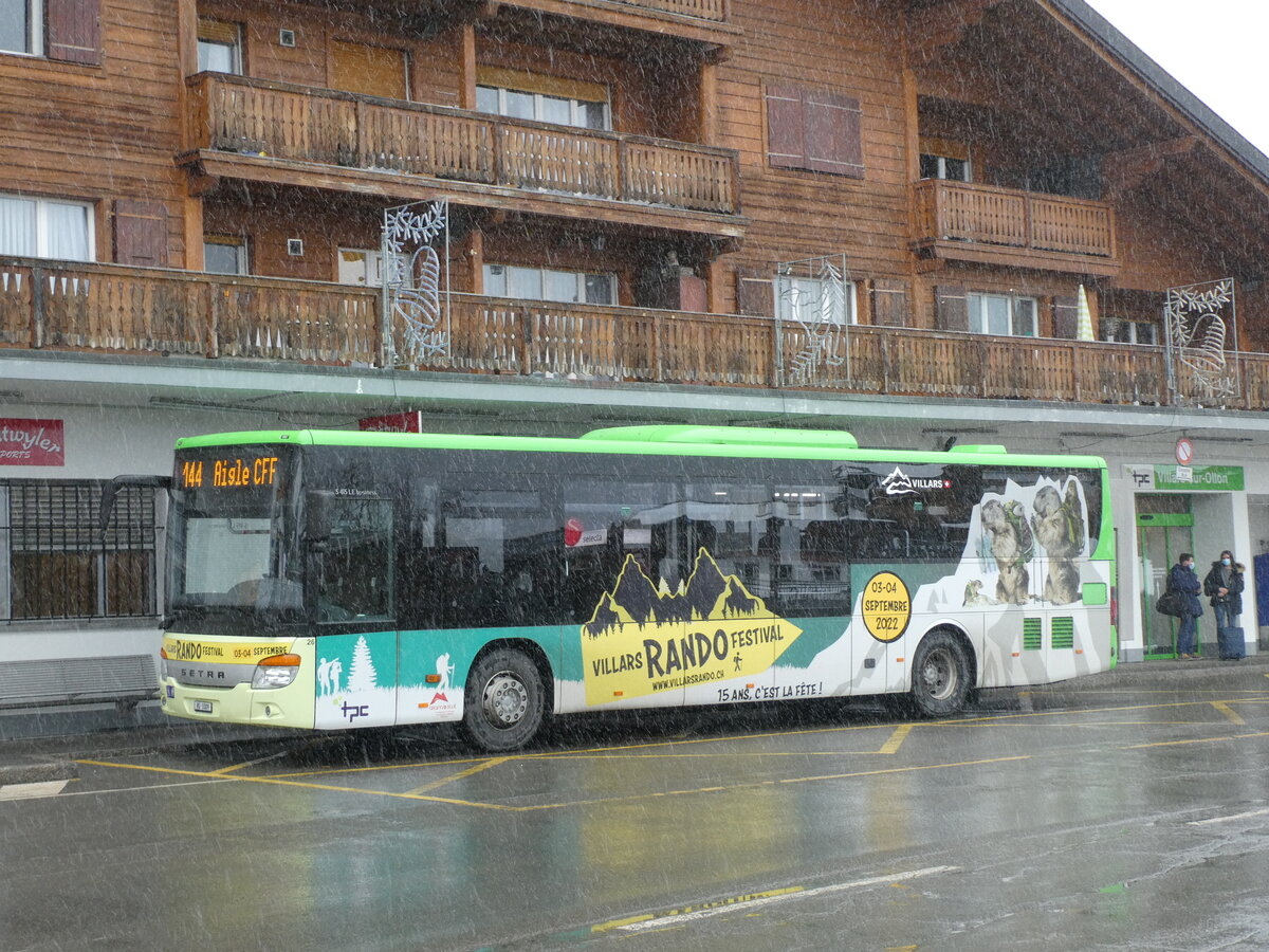 (232'591) - TPC Aigle - Nr. 26/VD 1079 - Setra (ex Volnbusz, H-Budapest) am 31. Januar 2022 beim Bahnhof Villars-sur-Ollon