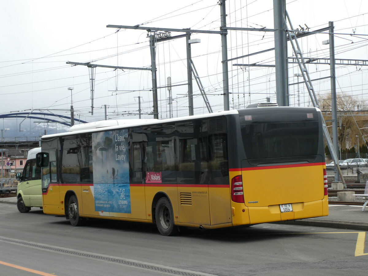 (232'613) - MOB Montreux - Nr. 33/VD 1054 - Mercedes am 31. Januar 2022 beim Bahnhof Aigle