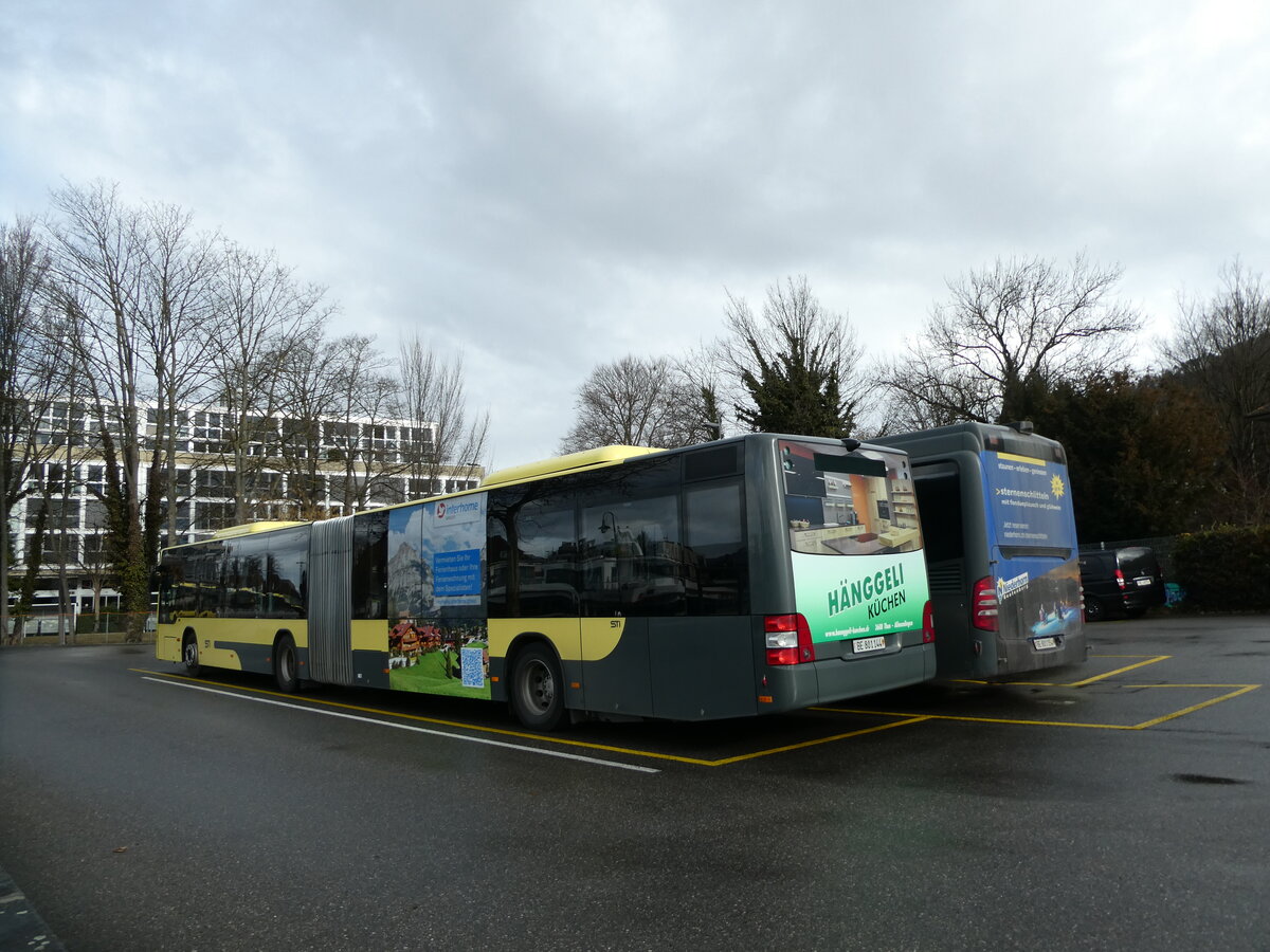 (233'073) - STI Thun - Nr. 144/BE 801'144 - MAN am 22. Februar 2022 bei der Schifflndte Thun