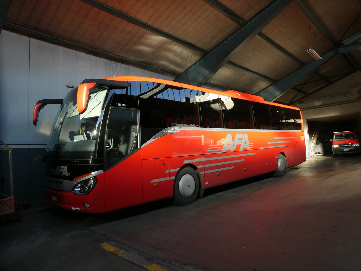 (233'092) - AFA Adelboden - Nr. 25/BE 26'706 - Setra am 23. Februar 2022 in Adelboden, Busstation