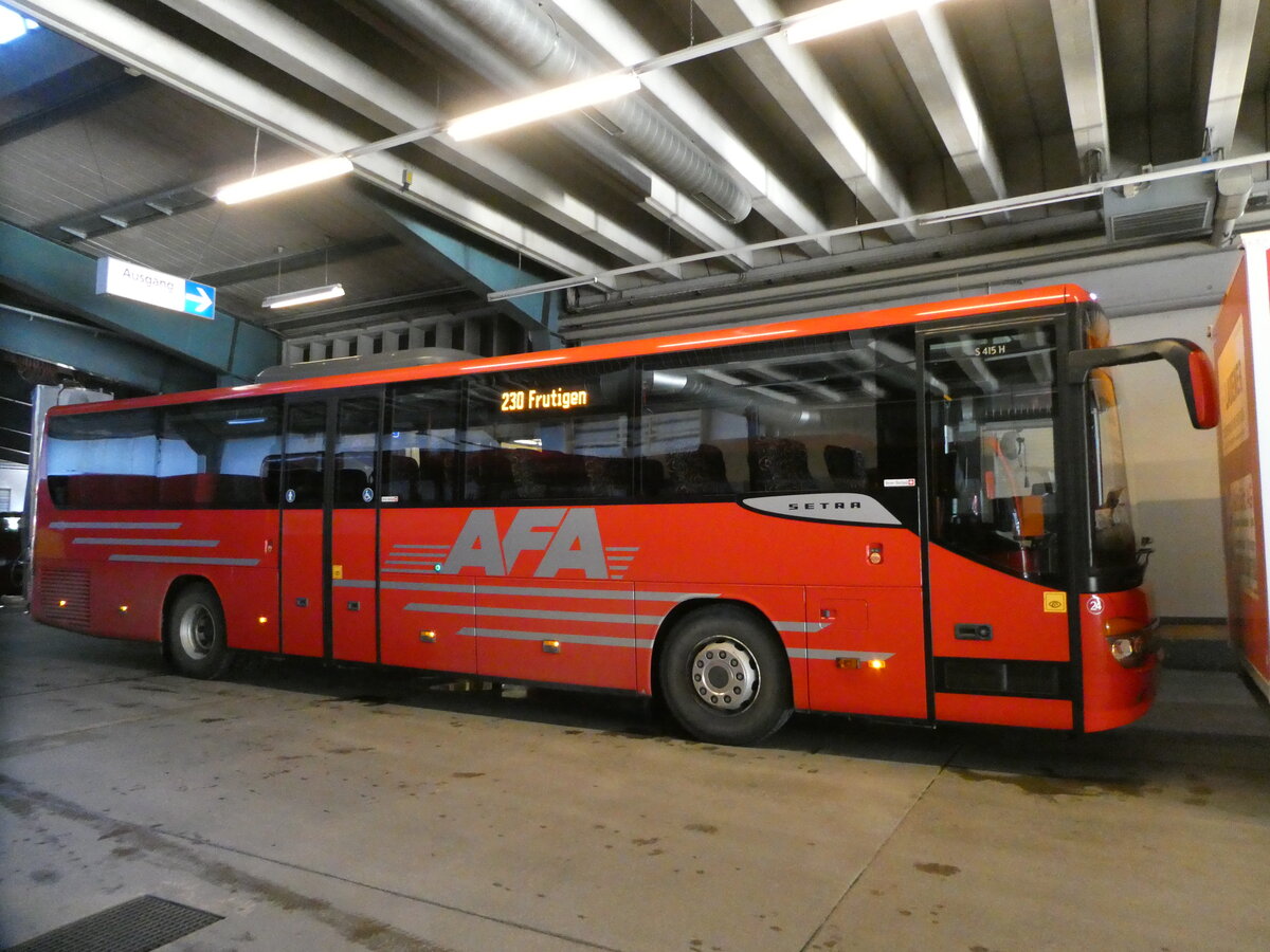 (233'093) - AFA Adelboden - Nr. 24/BE 26'701 - Setra am 23. Februar 2022 in Adelboden, Busstation