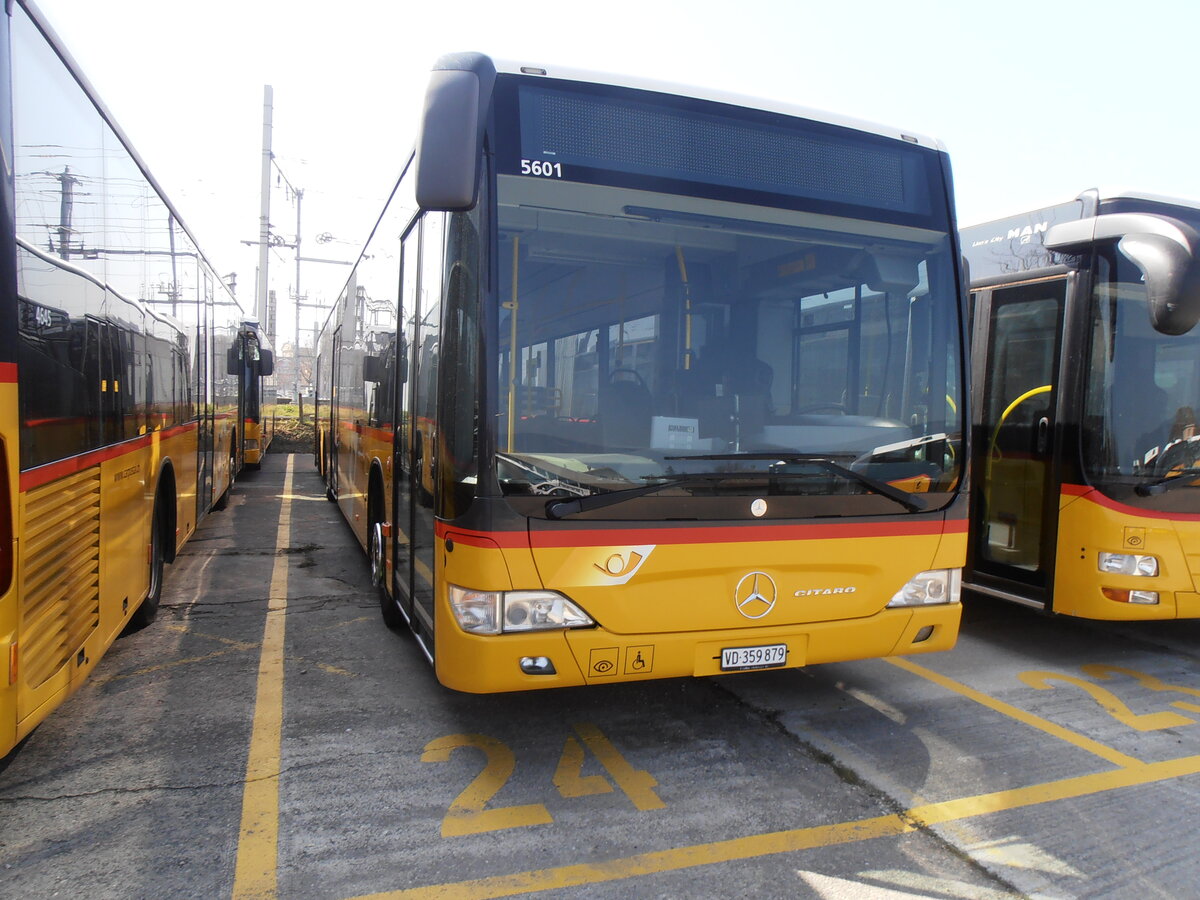 (234'014) - CarPostal Ouest - VD 359'879 - Mercedes (ex JU 31'178; ex Nr. 32) am 20. Mrz 2022 in Yverdon, Garage