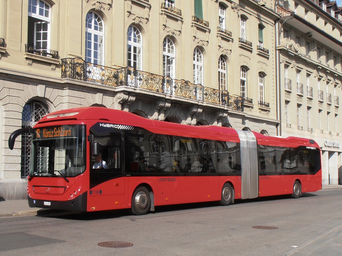 (234'138) - Bernmobil, Bern - Nr. 883/BE 514'883 - Volvo am 28. Mrz 2022 in Bern, Bundesplatz